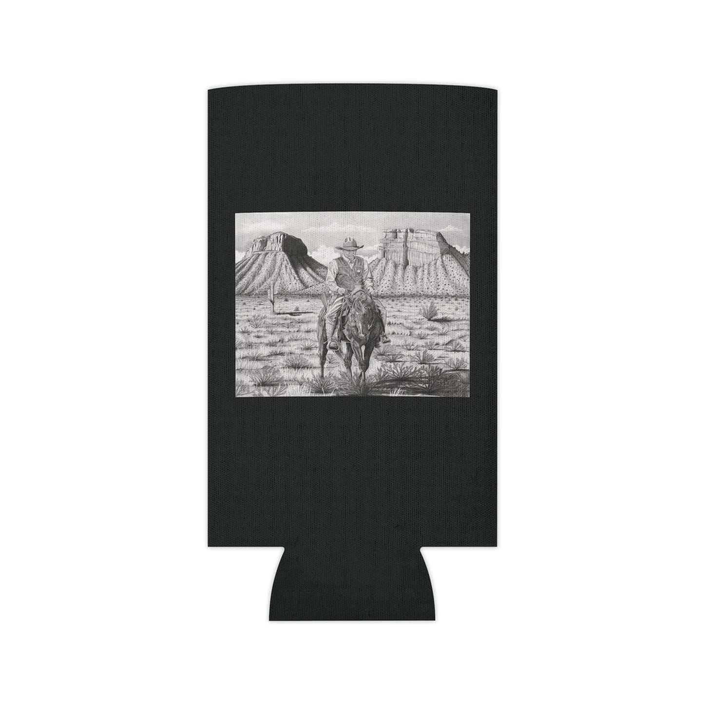 Can Cooler, Western Beverage Sleeve, Outdoor Party Gear, Country-Themed Drink Holder, Ideal for BBQs & Tailgates