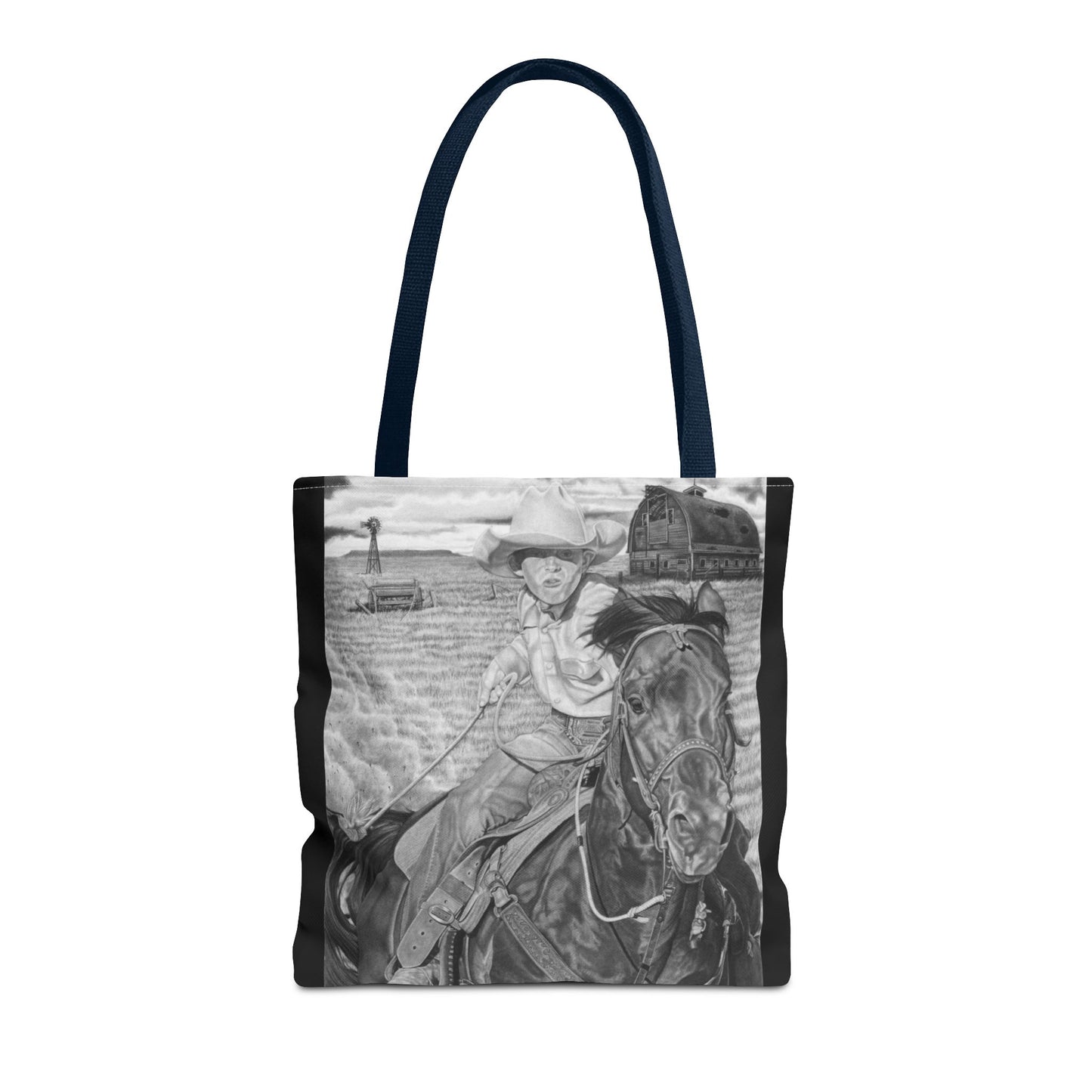 Tote Bag, Western Style Shopping Tote, Equestrian Gift, Farmhouse Decor, Horse Lover Accessory