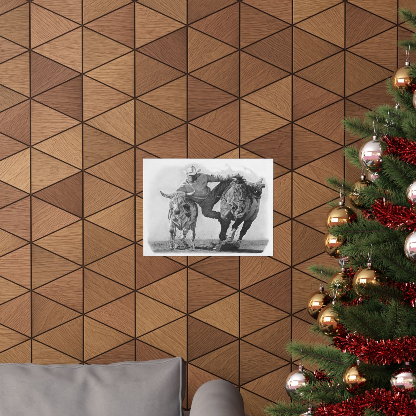 Art Print | Western Decor | Framed Wall Art, Matte Horizontal Posters, Country Home, Gift for Horse Lovers