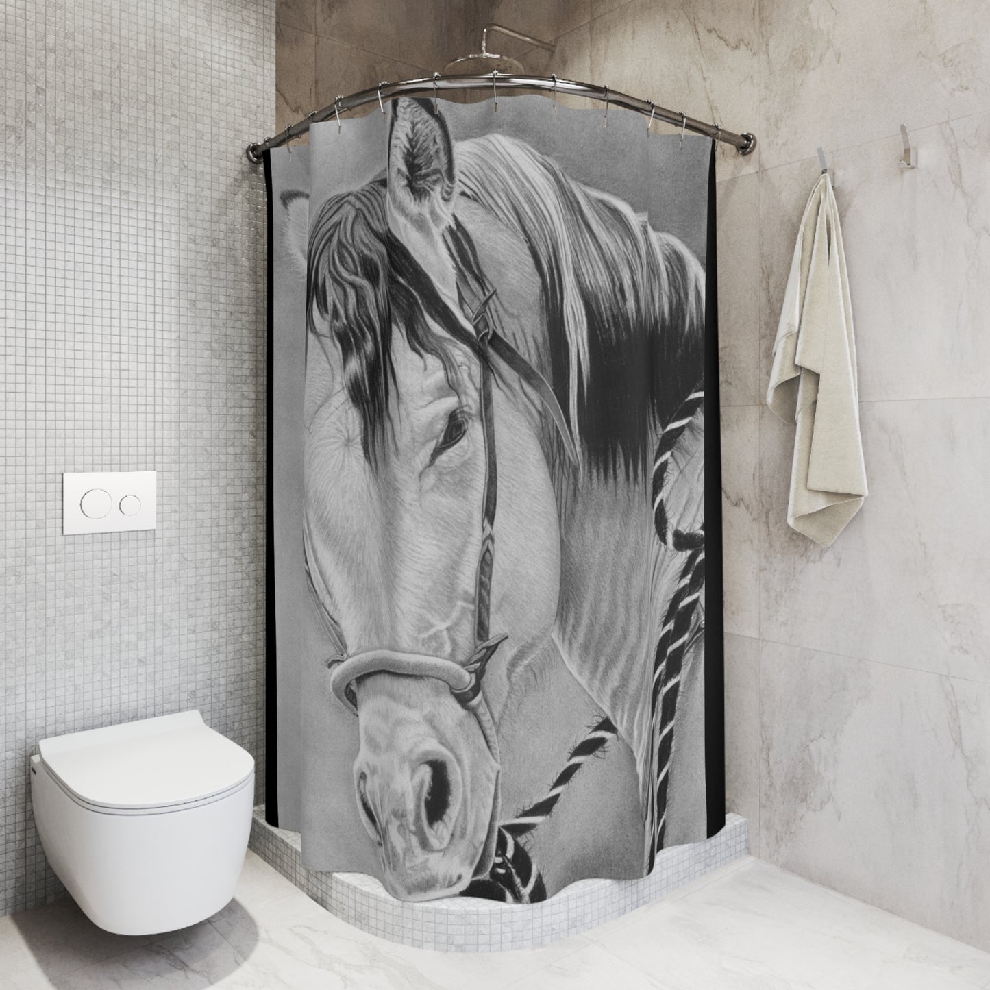 Shower Curtain Western style, farmhouse Bathroom Decor