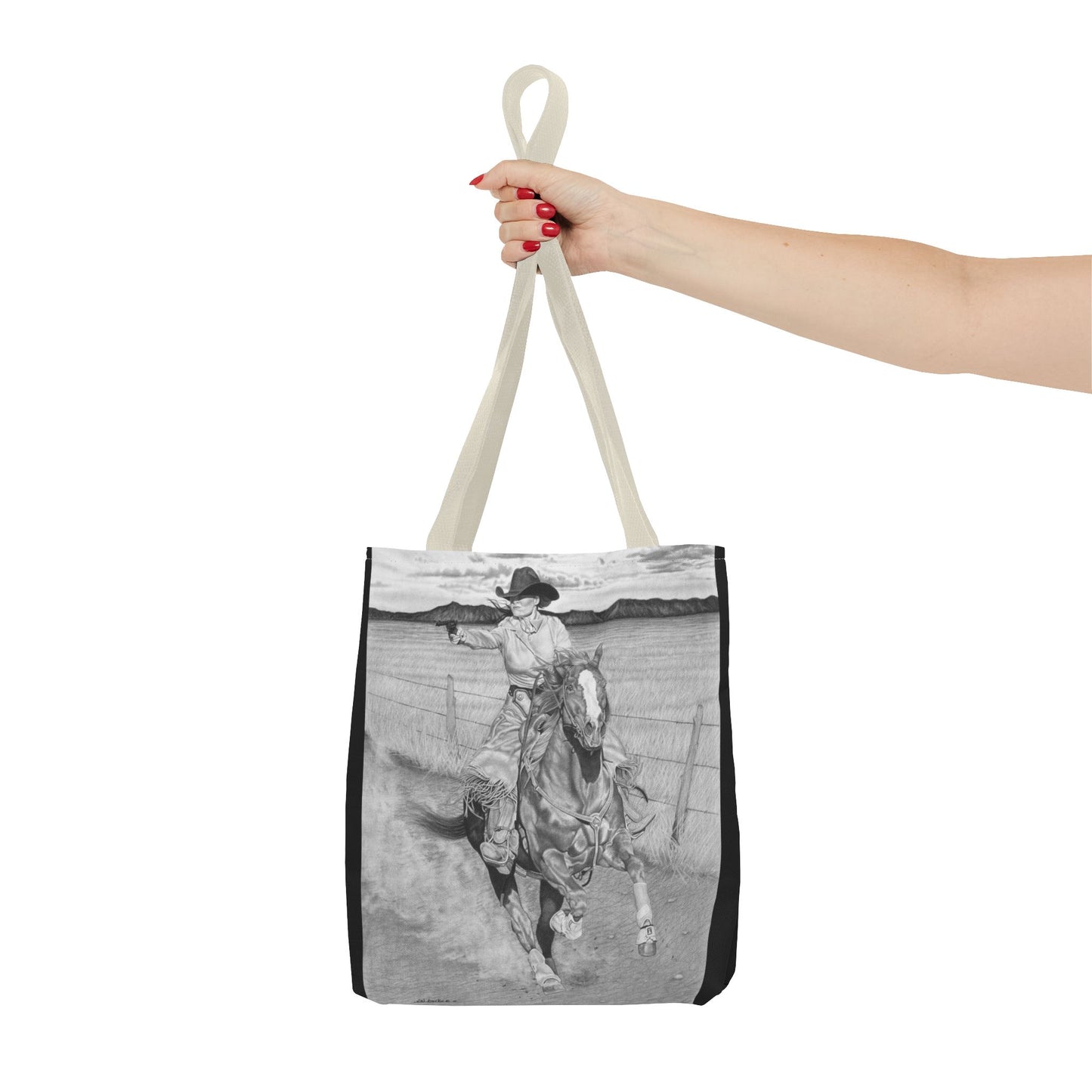 "Dangerous and Beutiful " Western Style Shopping Tote, Equestrian Gift, Farmhouse Decor, Horse Lover Accessory