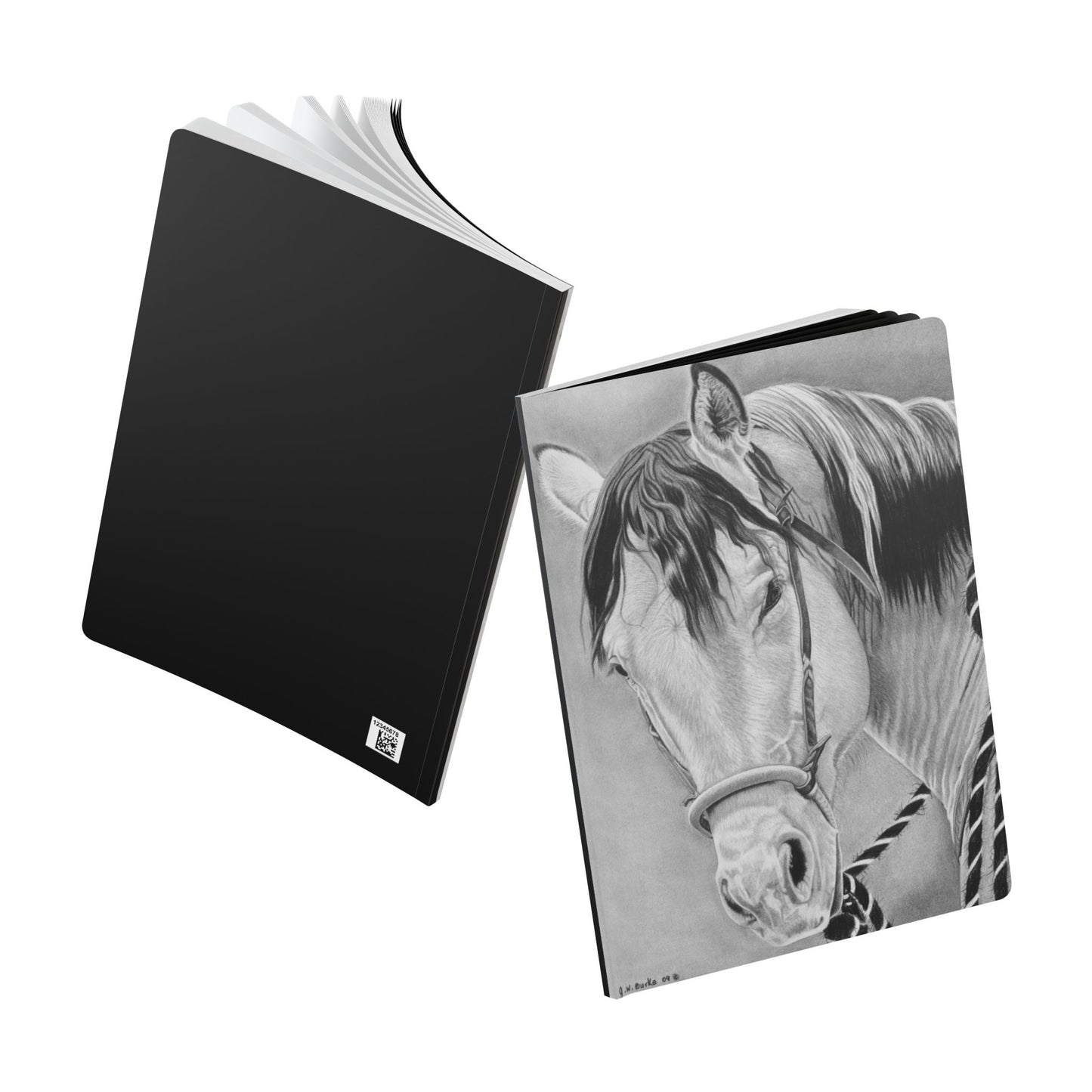 Softcover Journal, Notebook for Writing, Artistic Gift, Travel Journal, Eco-Friendly Stationery, Unique Artwork