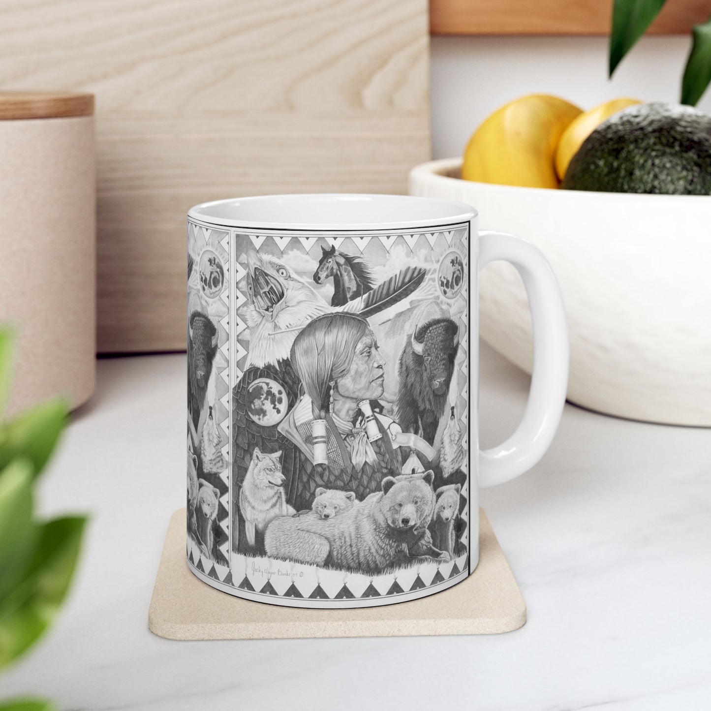 Coffee Mug, western style