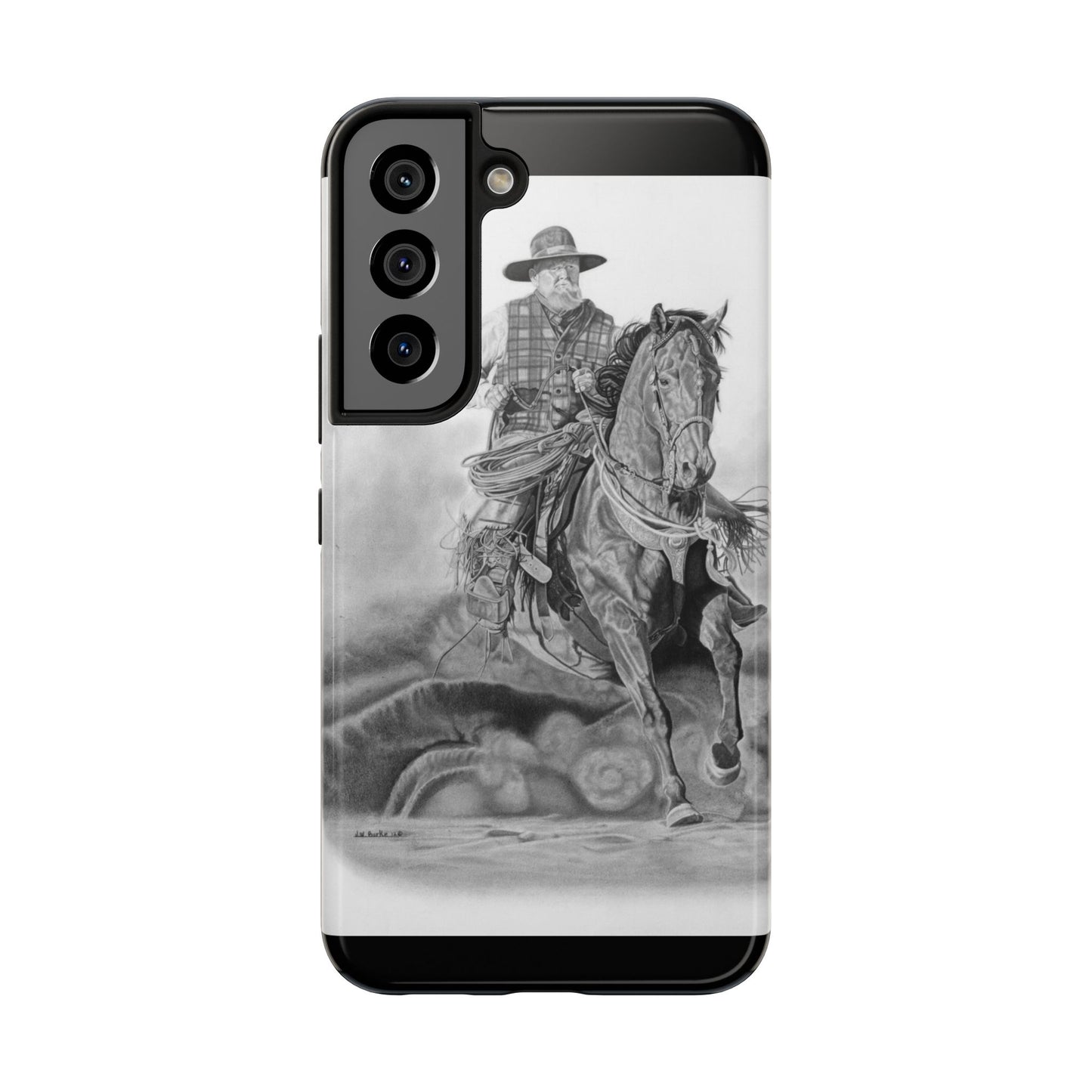 Phone Cases, Cowboy Design, Tough Protection, Gift for Him, Ranch Decor, Durable Style