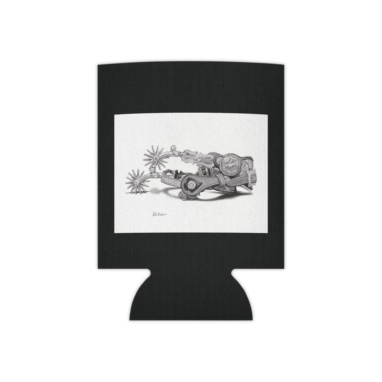 Can Cooler, Western Beverage Sleeve, Outdoor Party Gear, Country-Themed Drink Holder, Ideal for BBQs & Tailgates