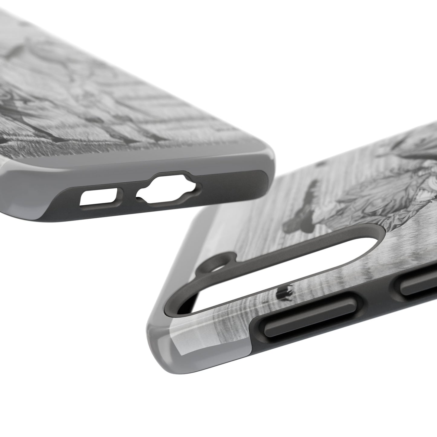 "The Passing Storm" Western Rodeo Phone Cases, Cowboy Design, Tough Protection, Gift for Him, Ranch Decor, Durable Style