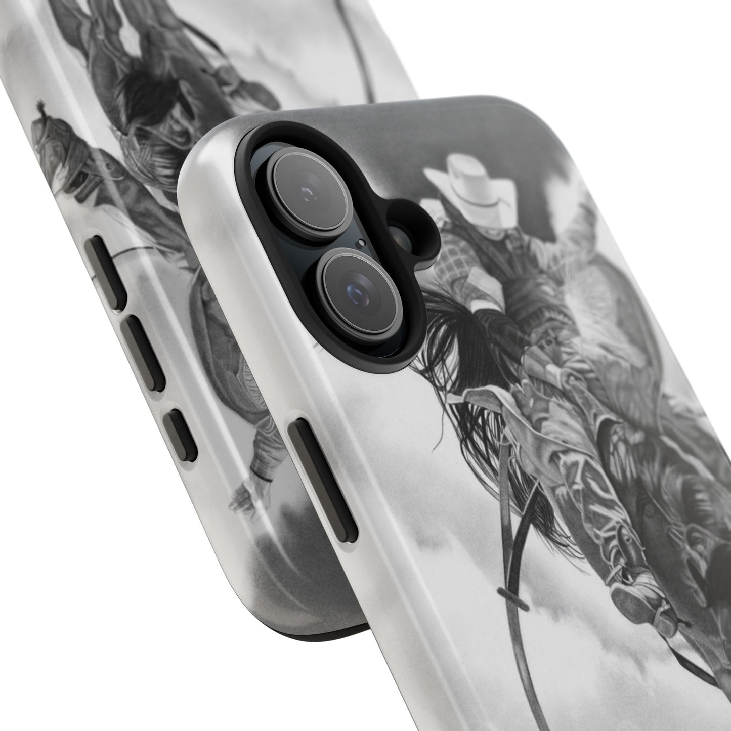 "Storn a Brewing" Western Rodeo Phone Cases, Cowboy Design, Tough Protection, Gift for Him, Ranch Decor, Durable Style