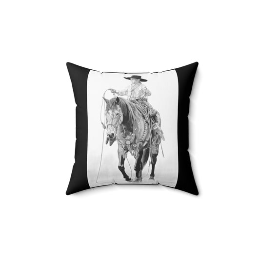 Decor Pillow, Western Home Accent, Farmhouse Throw Pillow, Gift for Horse Lovers, Country Style Cushion