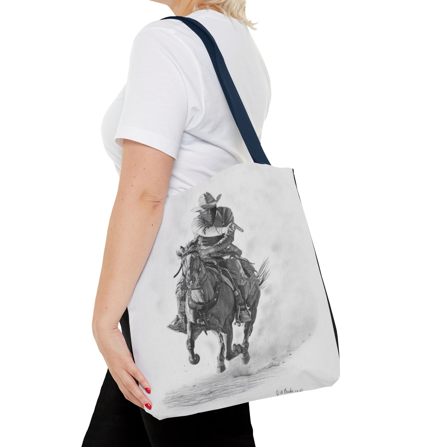 Tote Bag, Western Style Shopping Tote, Equestrian Gift, Farmhouse Decor, Horse Lover Accessory