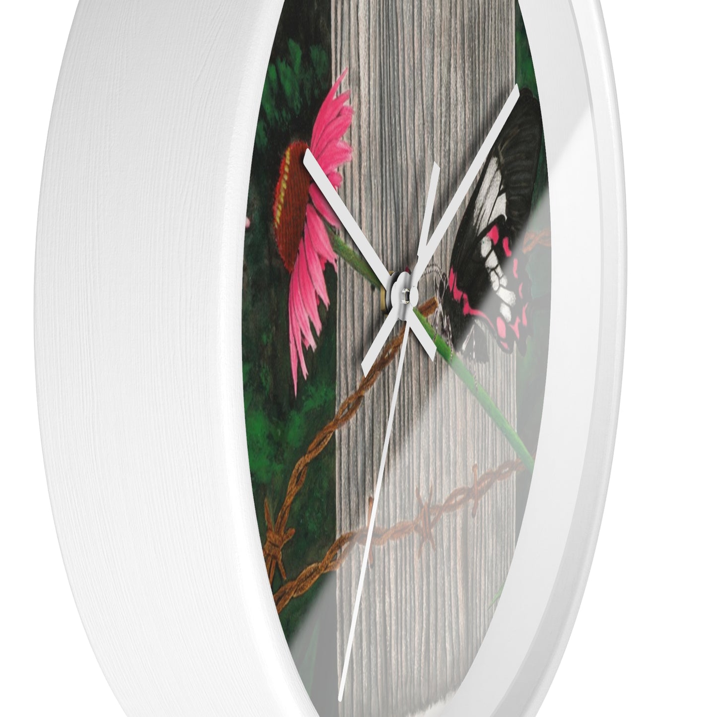 Wall Clock - Vintage Farmhouse Decor, Western Theme Timepiece, Country Home Accent, Horse Lover Gift, Unique Wall Art