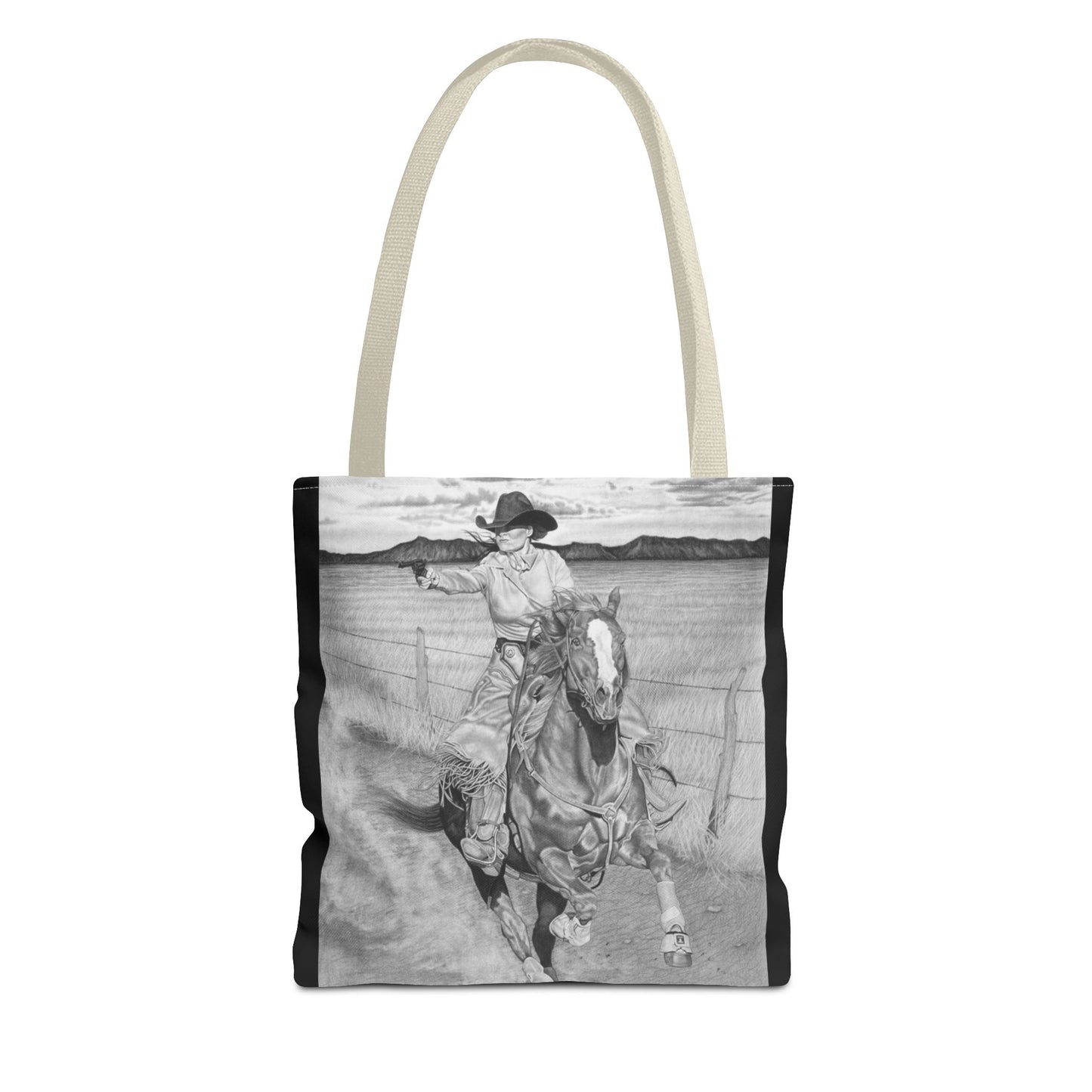 "Dangerous and Beutiful " Western Style Shopping Tote, Equestrian Gift, Farmhouse Decor, Horse Lover Accessory