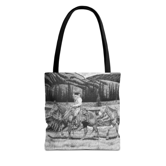 "Still Day on the Trail"  Western Art Tote Bag