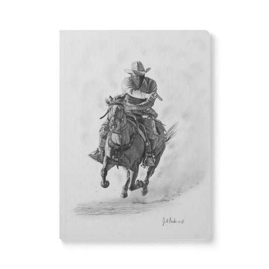 "Bandit" Native American Wildlife Softcover Journal, Notebook for Writing, Artistic Gift, Travel Journal, Eco-Friendly Stationery, Unique Artwork