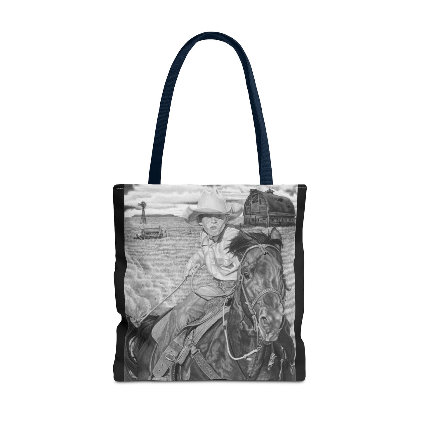 Tote Bag, Western Style Shopping Tote, Equestrian Gift, Farmhouse Decor, Horse Lover Accessory