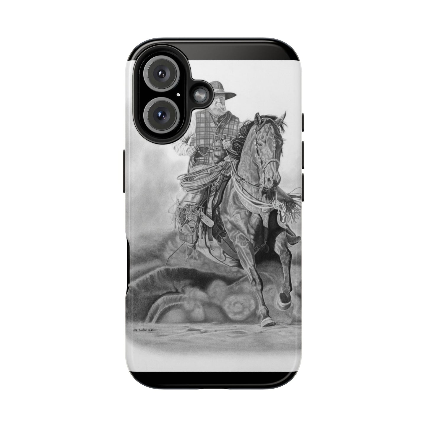 Phone Cases, Cowboy Design, Tough Protection, Gift for Him, Ranch Decor, Durable Style