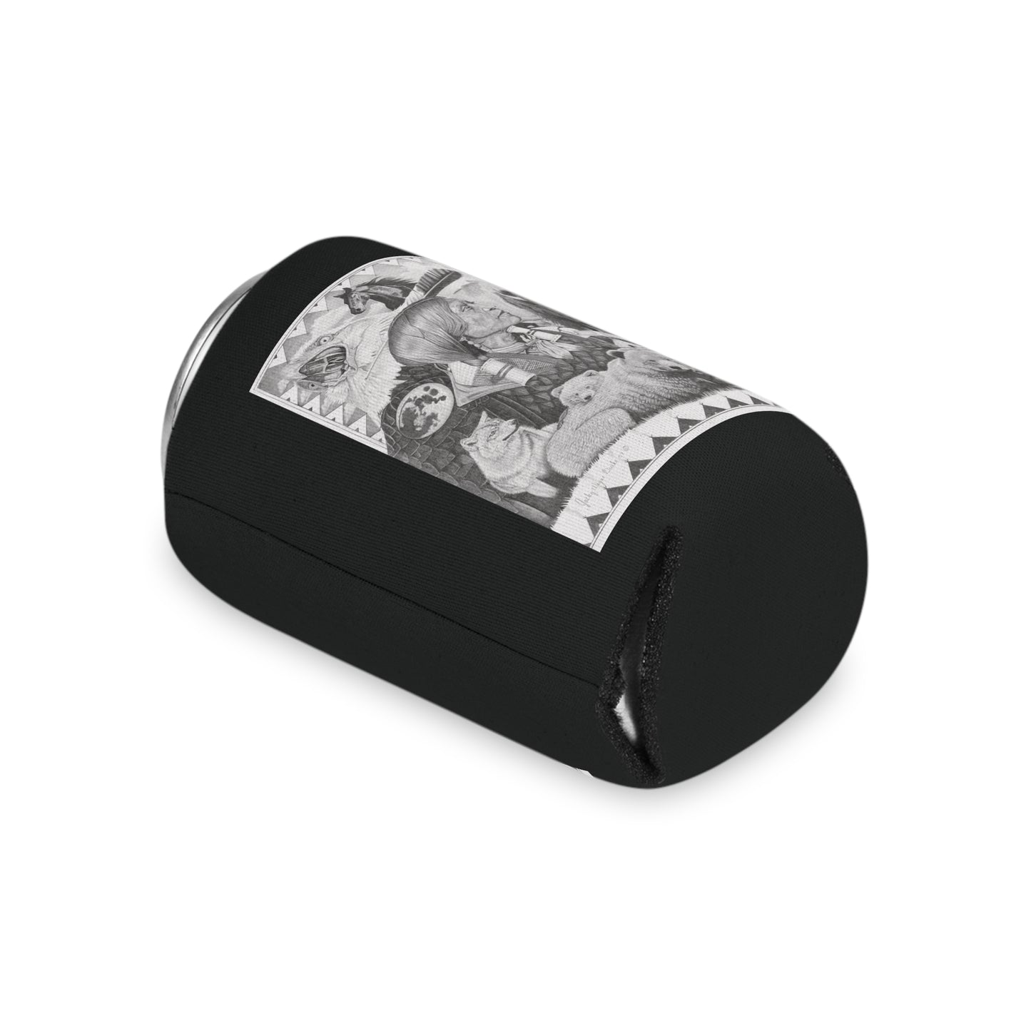 Can Cooler, Western Beverage Sleeve, Outdoor Party Gear, Country-Themed Drink Holder, Ideal for BBQs & Tailgates
