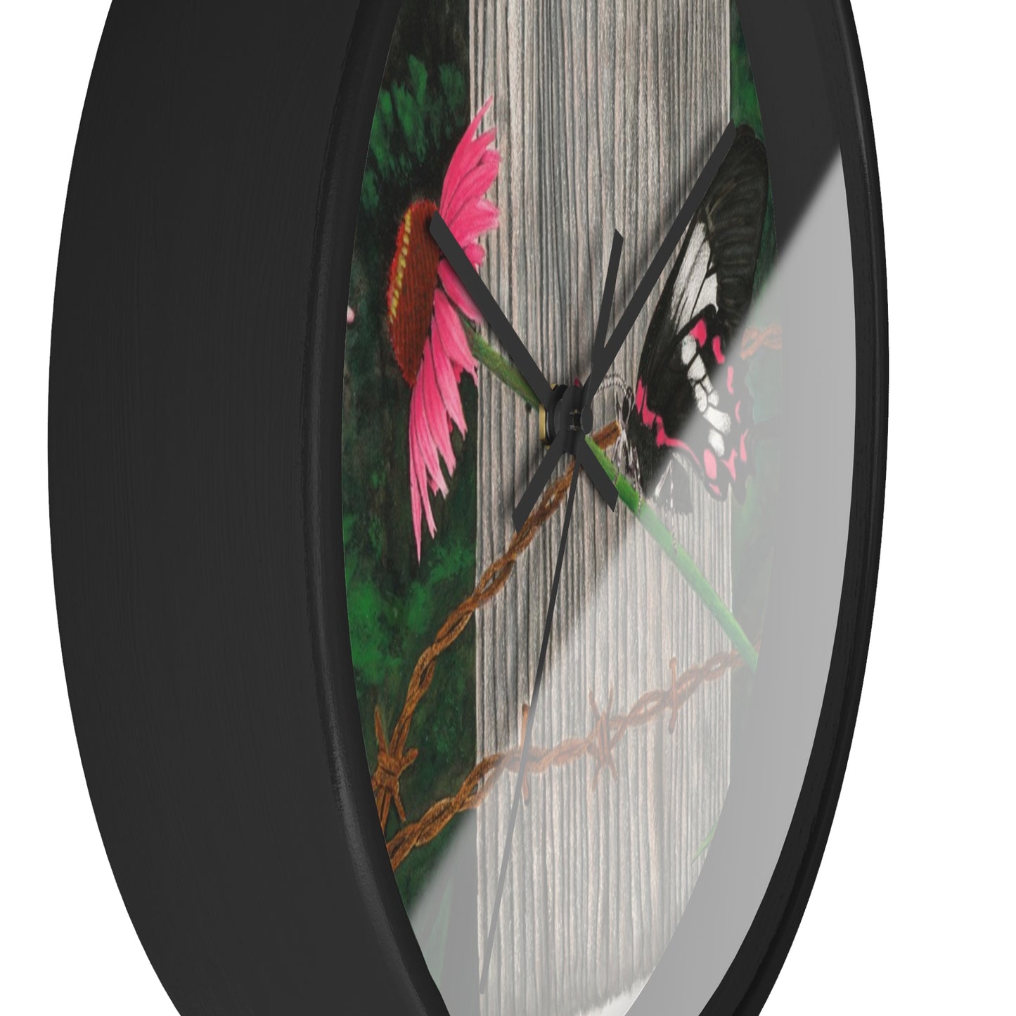 Wall Clock - Vintage Farmhouse Decor, Western Theme Timepiece, Country Home Accent, Horse Lover Gift, Unique Wall Art