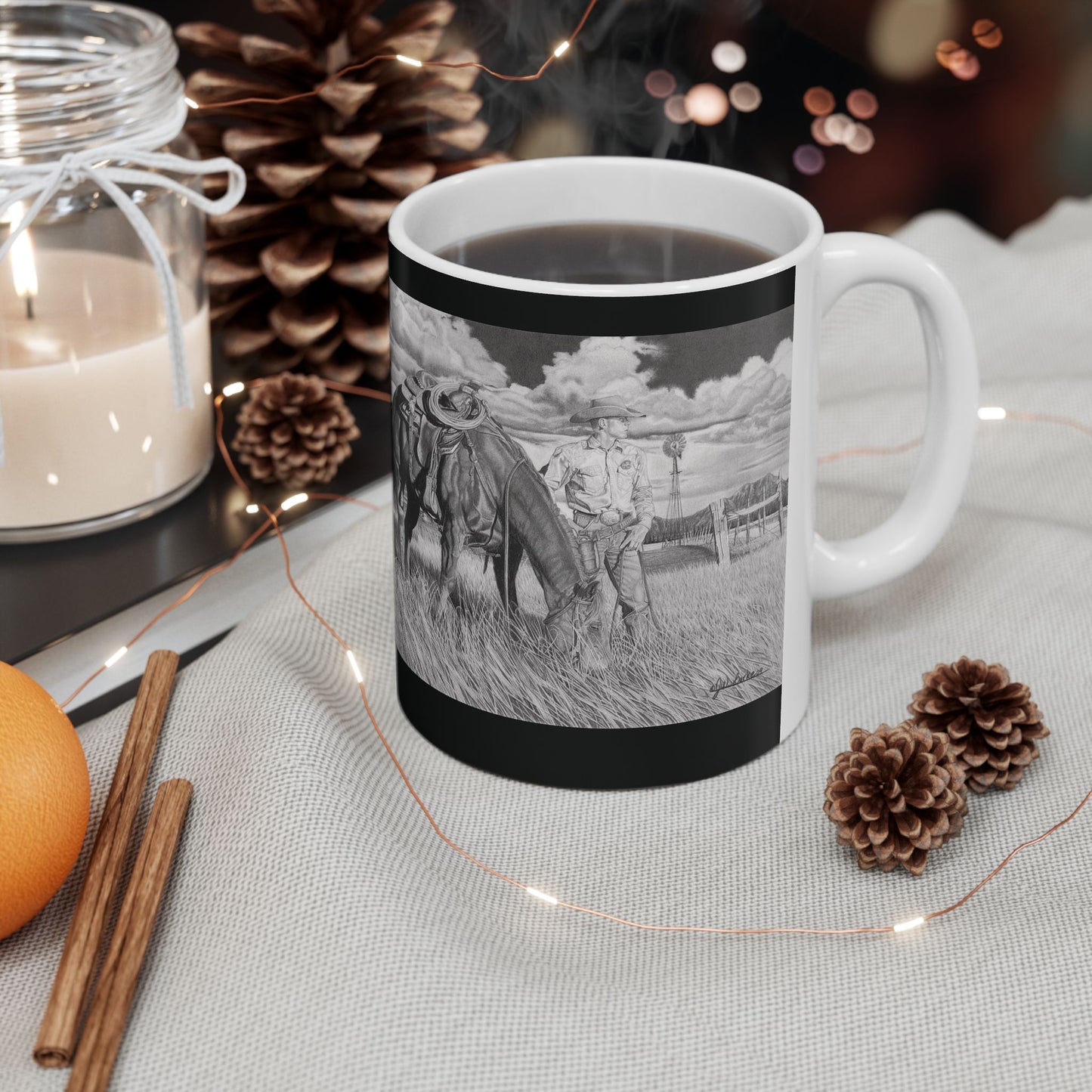 Young Cowboy Dreams Coffe Mug