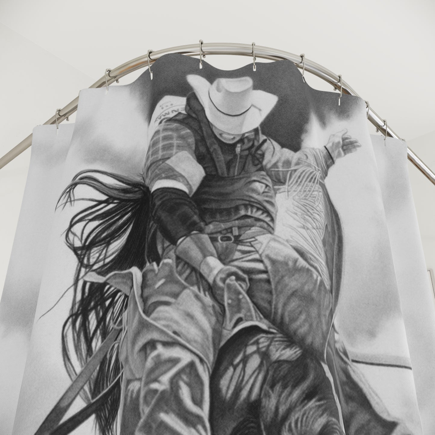Shower Curtain Western style, farmhouse Bathroom Decor
