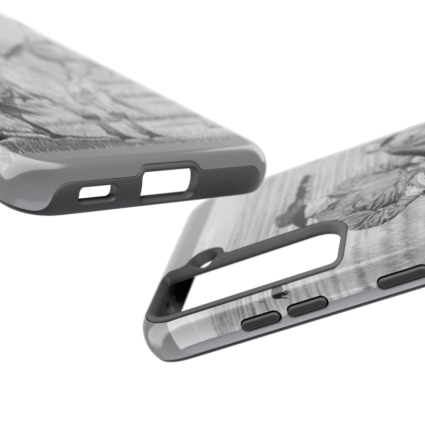 "The Passing Storm" Western Rodeo Phone Cases, Cowboy Design, Tough Protection, Gift for Him, Ranch Decor, Durable Style