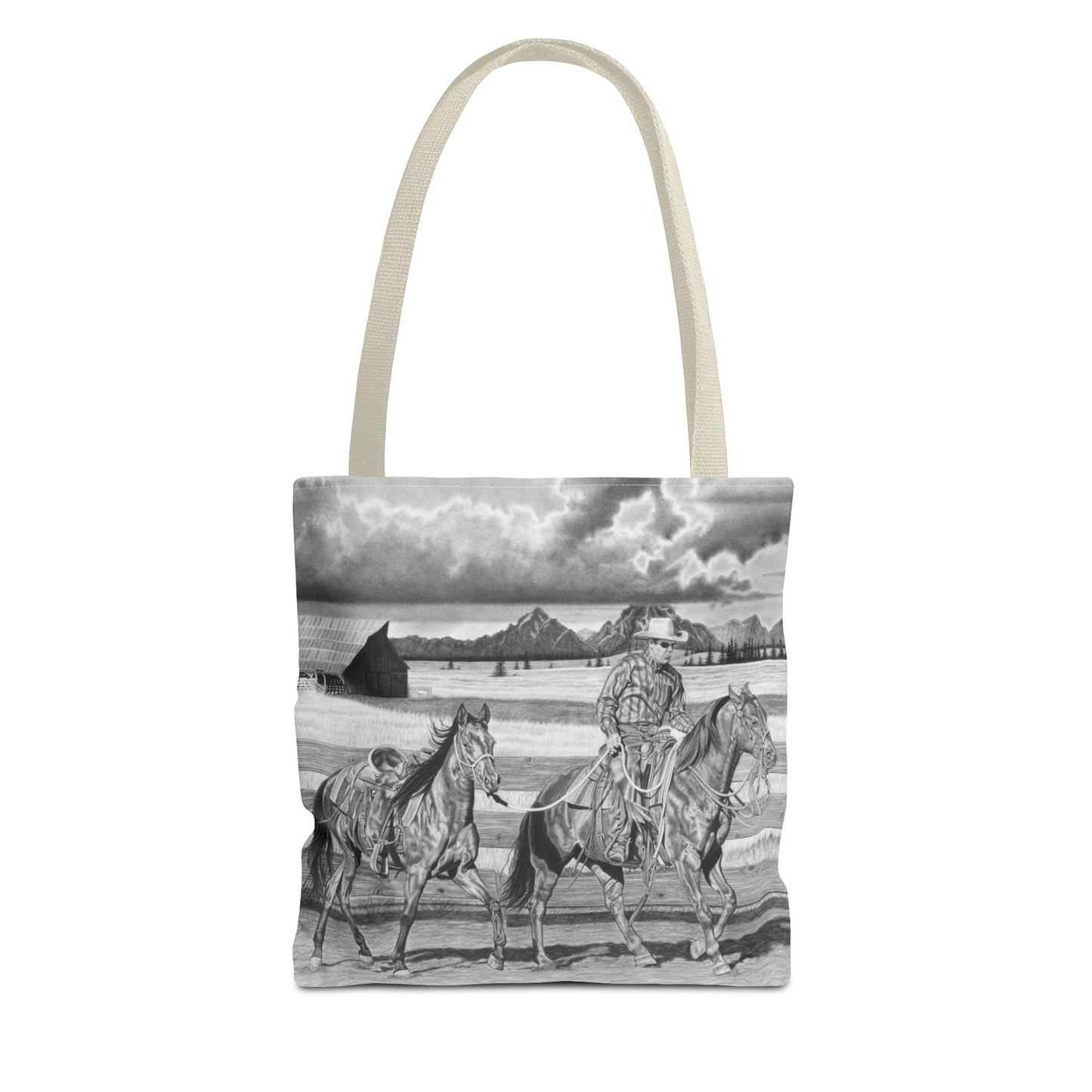 "The Gift Named Storn" Western Art Tote Bag