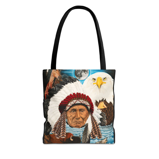 "Dream of Chief Joseph"  Western Art Tote Bag