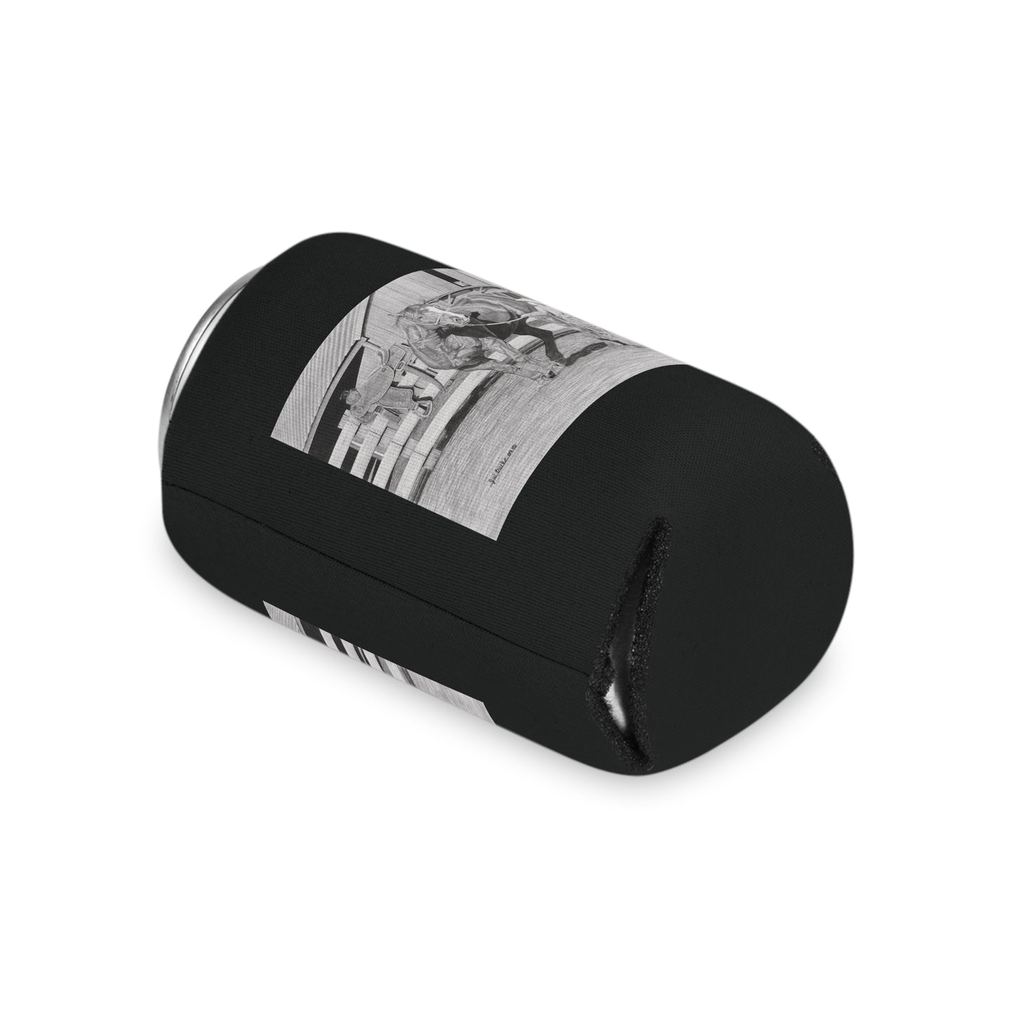 Can Cooler, Western Beverage Sleeve, Outdoor Party Gear, Country-Themed Drink Holder, Ideal for BBQs & Tailgates