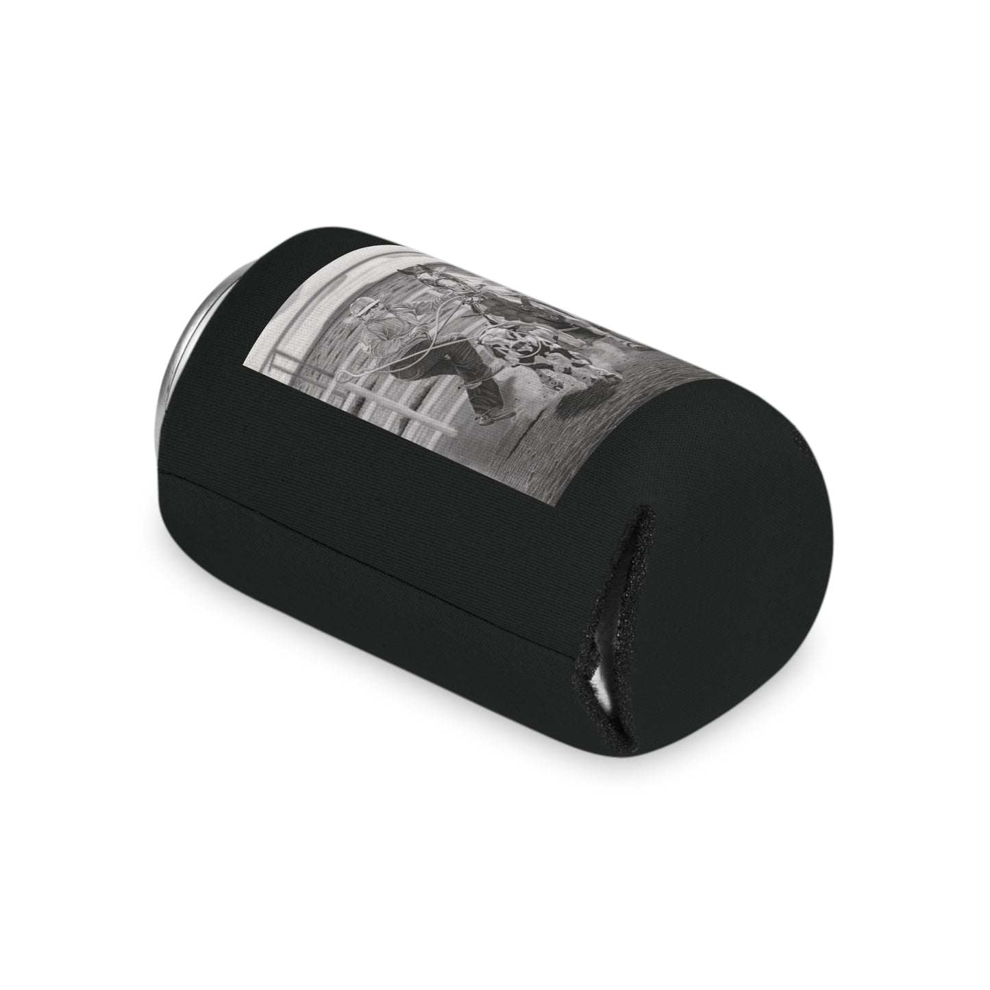Can Cooler, Western Beverage Sleeve, Outdoor Party Gear, Country-Themed Drink Holder, Ideal for BBQs & Tailgates