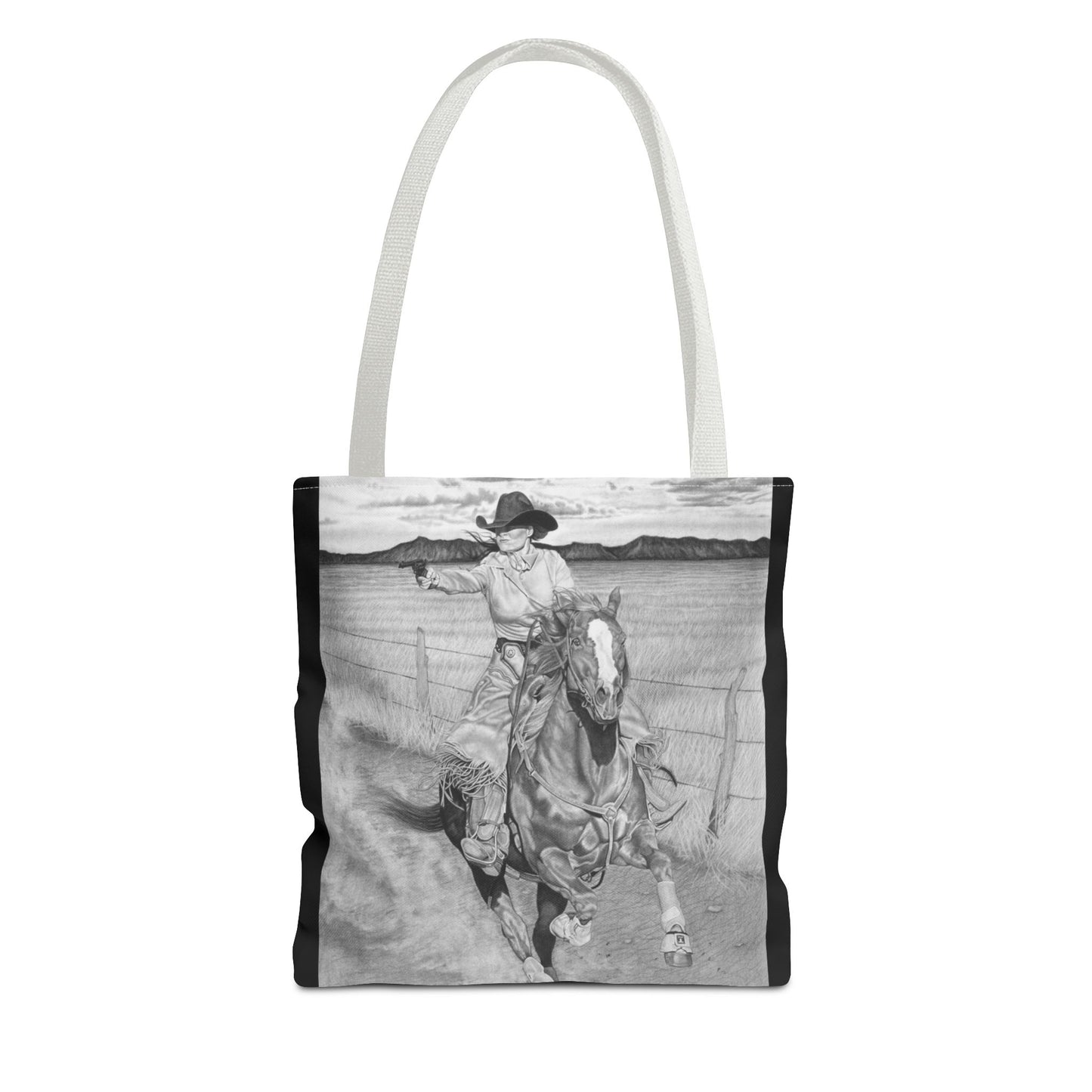 "Dangerous and Beutiful " Western Style Shopping Tote, Equestrian Gift, Farmhouse Decor, Horse Lover Accessory