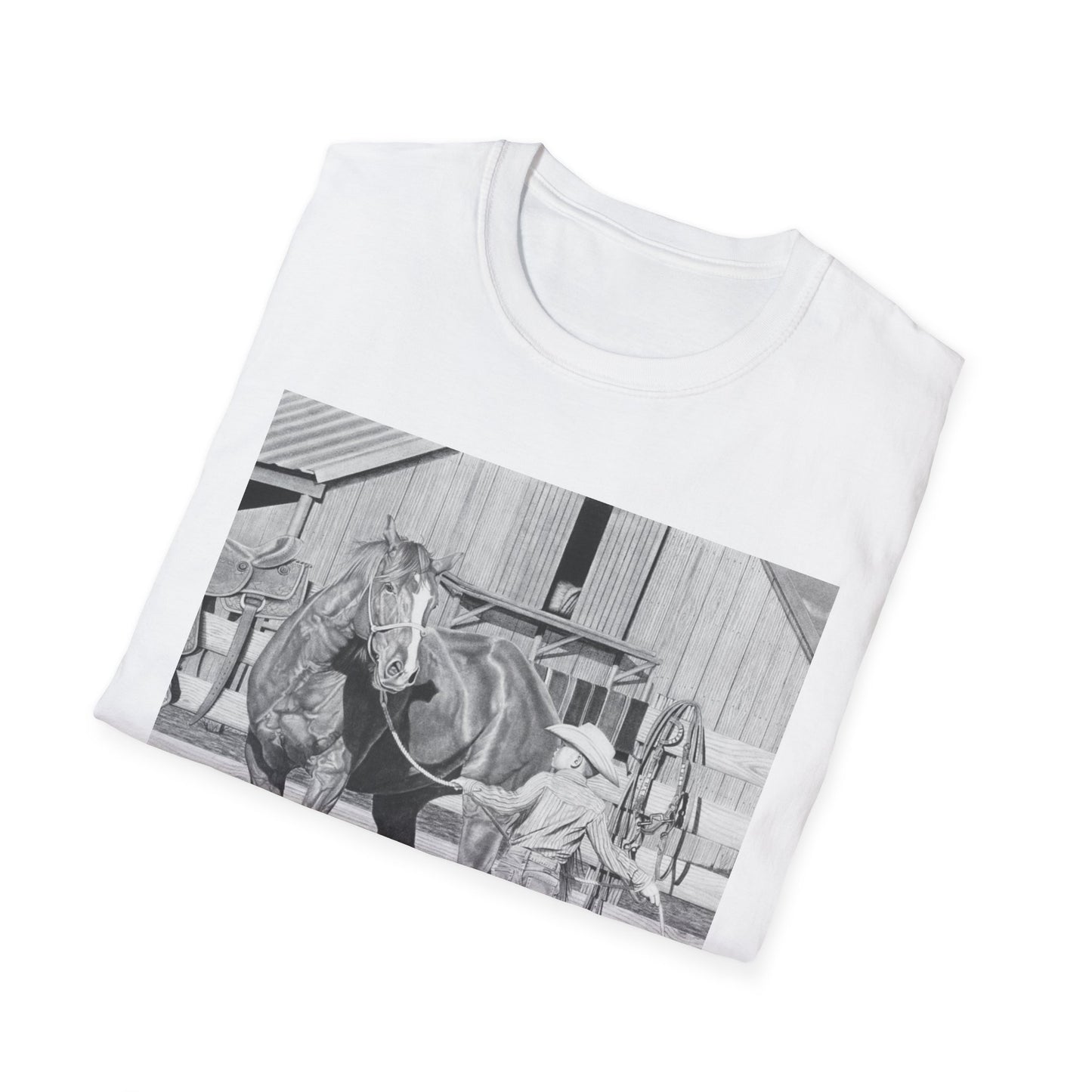 "Tall Task for a Little  Cowboy"  Western Style T-Shirt