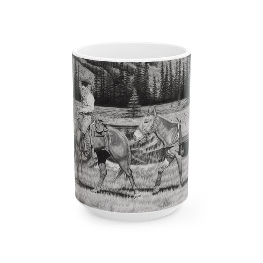 "Still Day on The Trail" coffe mug