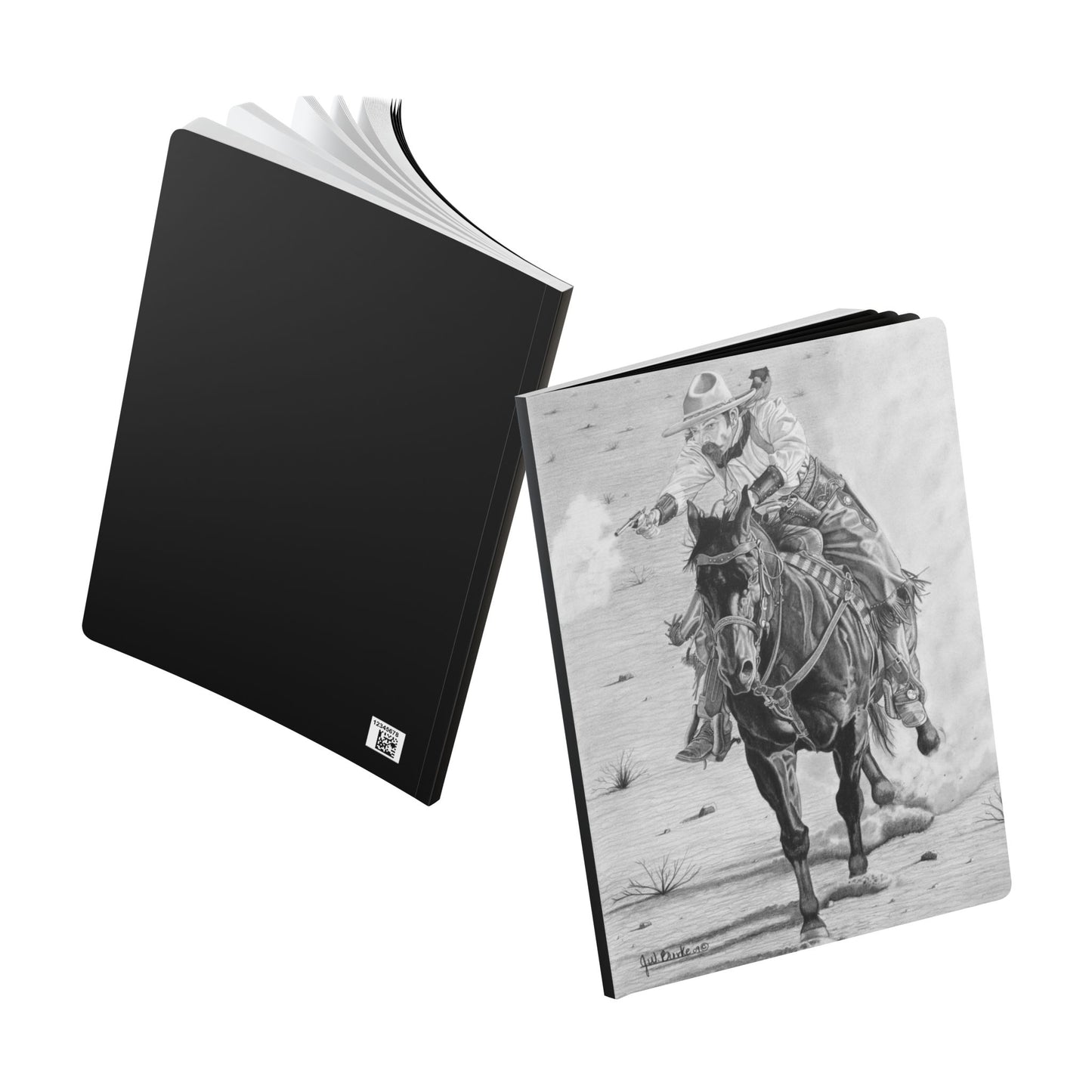 Softcover Journal, Notebook for Writing, Artistic Gift, Travel Journal, Eco-Friendly Stationery, Unique Artwork