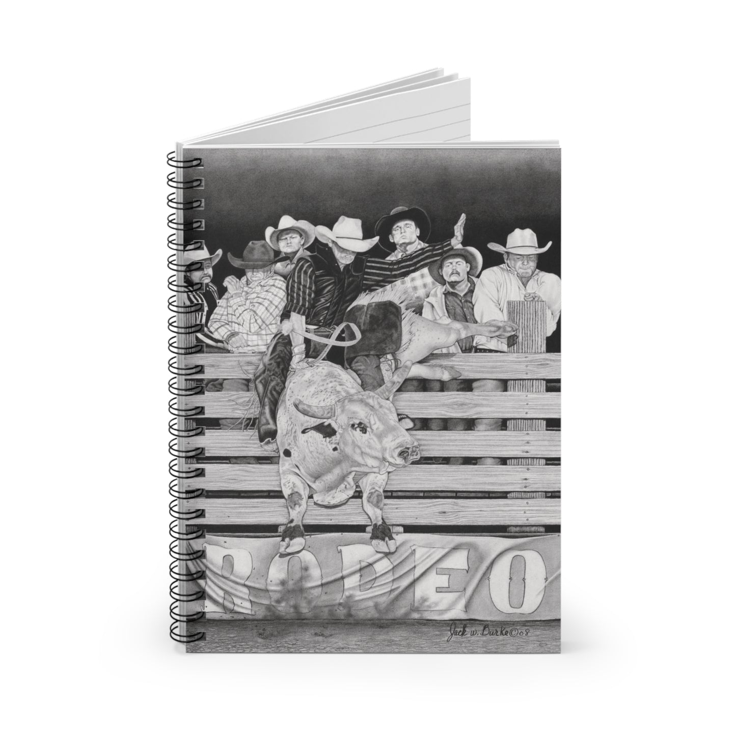 "Serious Fun" Espiral Notebook - Capturing the Spirit of the West, Journal for Equestrian Lovers, Western Art Gift, Cowpoke Writing Pad, [...]