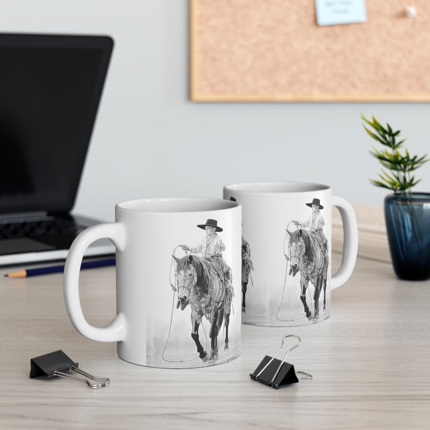 coffee mug, western style