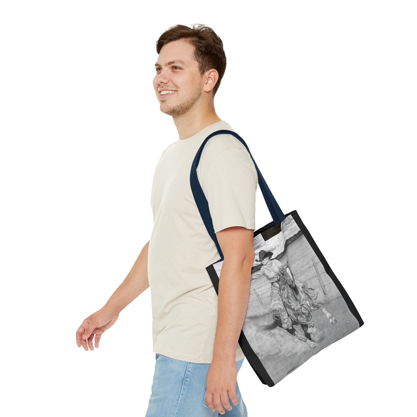 "Dangerous and Beutiful " Western Style Shopping Tote, Equestrian Gift, Farmhouse Decor, Horse Lover Accessory