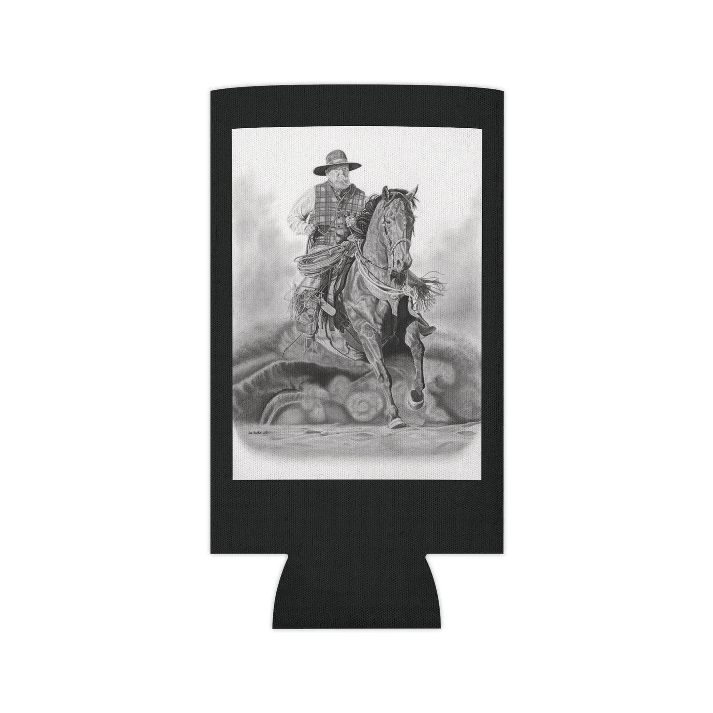 Can Cooler, Western Beverage Sleeve, Outdoor Party Gear, Country-Themed Drink Holder, Ideal for BBQs & Tailgates