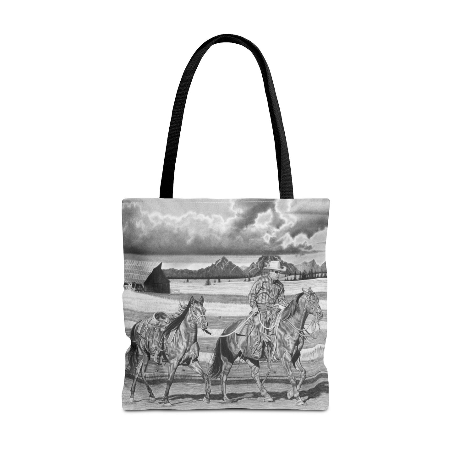 "The Gift Named Storn" Western Art Tote Bag