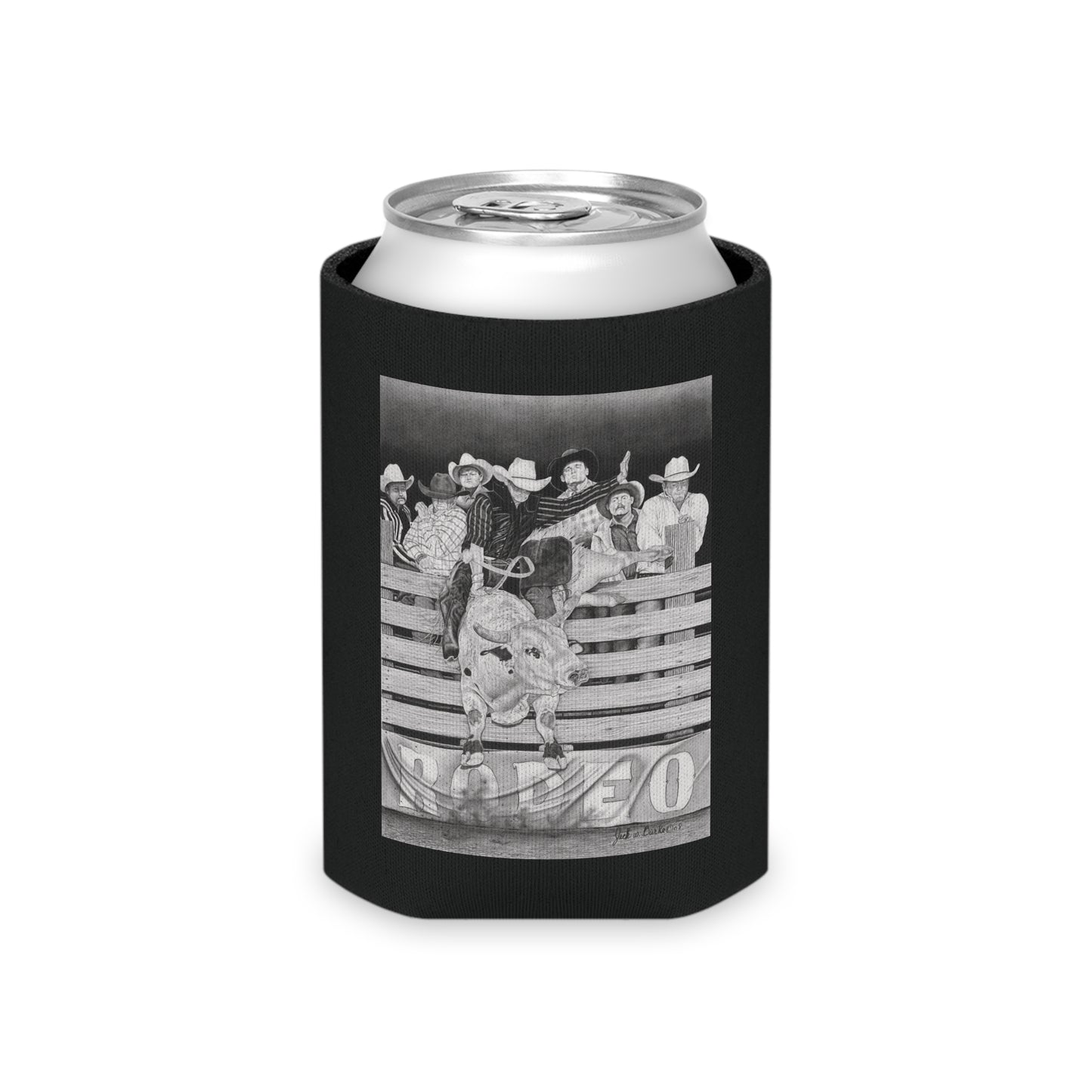 "Serius Fun"  Rustic Cowboy Can Cooler, Western Beverage Sleeve, Outdoor Party Gear, Country-Themed Drink Holder, Ideal for BBQs & Tailgates