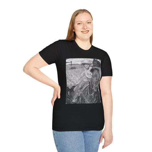 "The Real Billy the Kid " Western Art T-Shirt