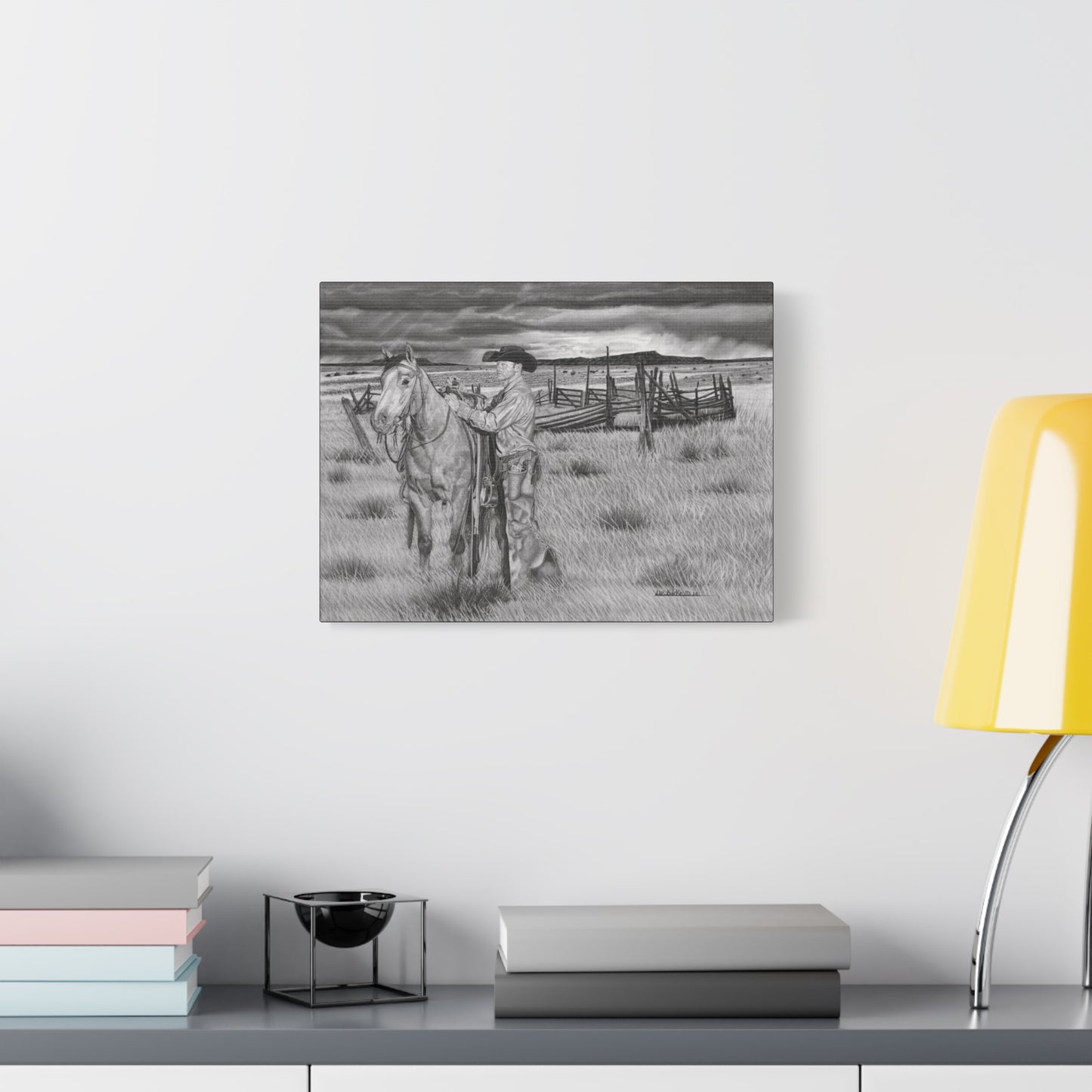 Canvas Art - Western Artwork, farmhouse