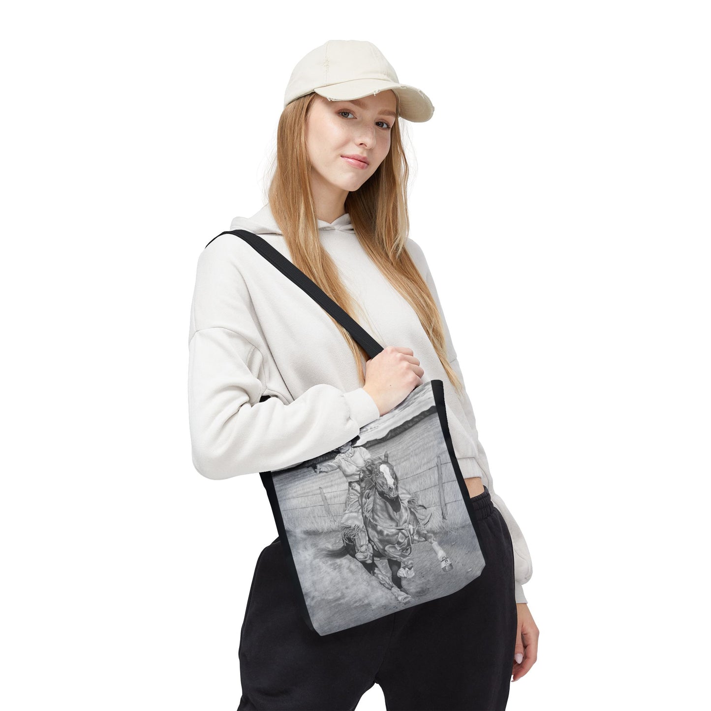 "Dangerous and Beutiful " Western Style Shopping Tote, Equestrian Gift, Farmhouse Decor, Horse Lover Accessory