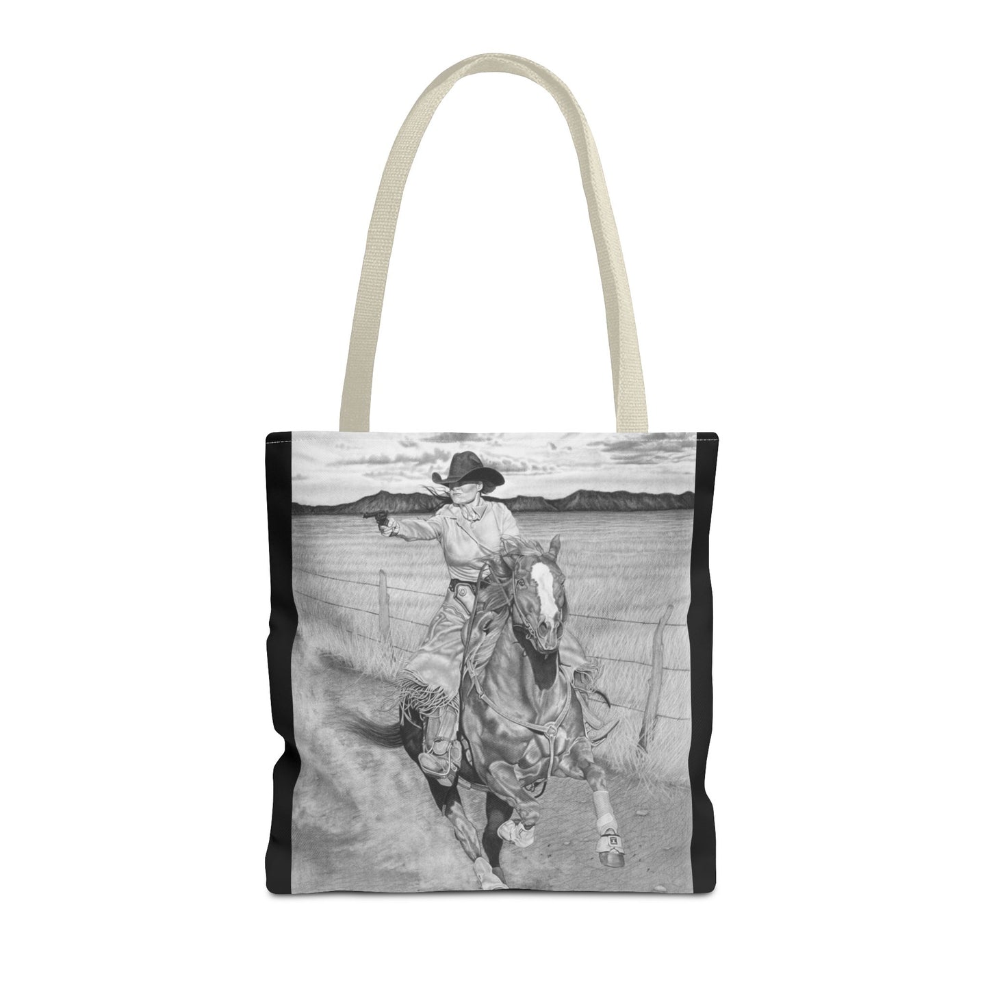 "Dangerous and Beutiful " Western Style Shopping Tote, Equestrian Gift, Farmhouse Decor, Horse Lover Accessory