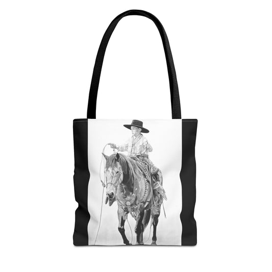 "Young Cowboy " Tote Bag, Western Style Shopping Tote, Equestrian Gift, Farmhouse Decor, Horse Lover Accessory