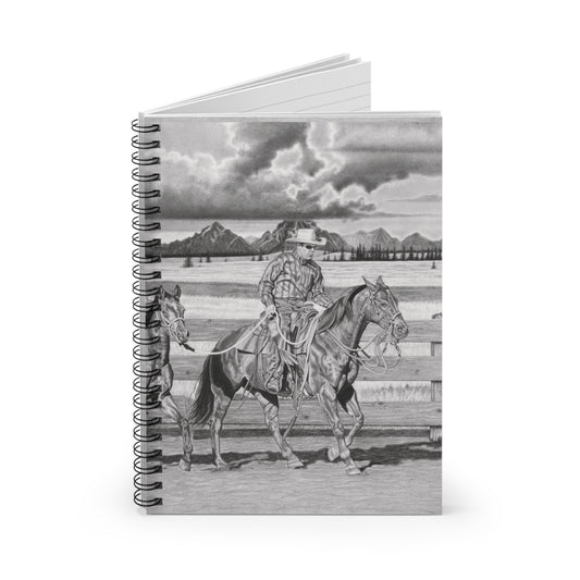 "The Gift Name Storm " Spiral Notebook - Capturing the Spirit of the West, Journal for Equestrian Lovers, Western Art Gift, Cowpoke Writing Pad, [...]