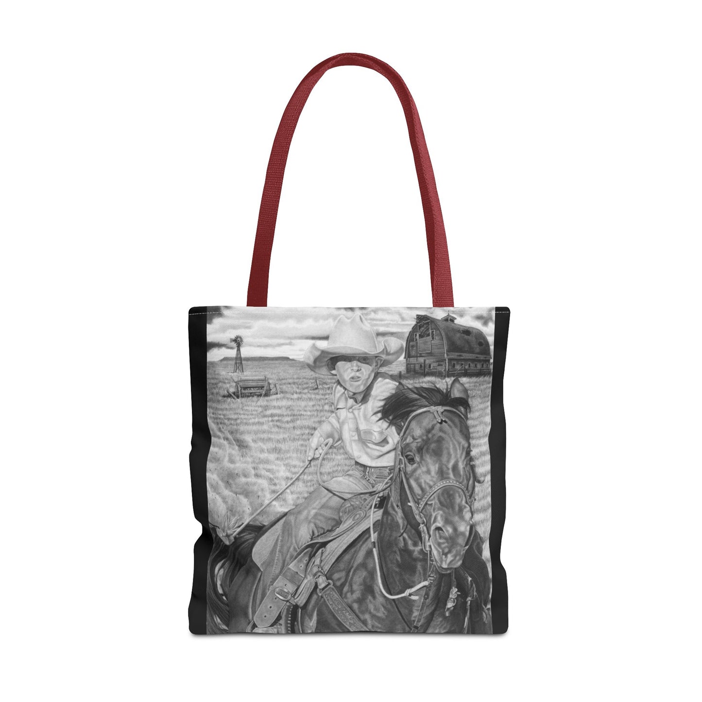 Tote Bag, Western Style Shopping Tote, Equestrian Gift, Farmhouse Decor, Horse Lover Accessory