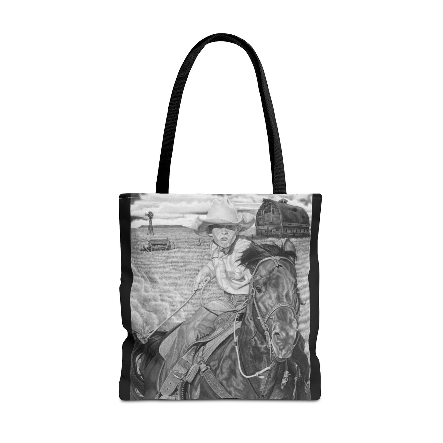 Tote Bag, Western Style Shopping Tote, Equestrian Gift, Farmhouse Decor, Horse Lover Accessory