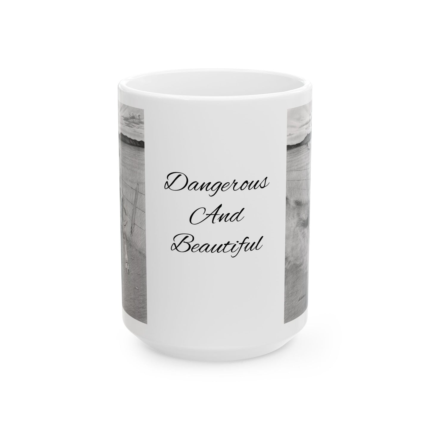coffee mug, western style