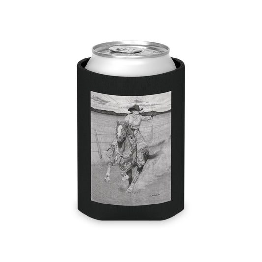 "Dangerouse and Beutiful " Rustic Cowboy Can Cooler, Western Beverage Sleeve, Outdoor Party Gear, Country-Themed Drink Holder, Ideal for BBQs & Tailgates