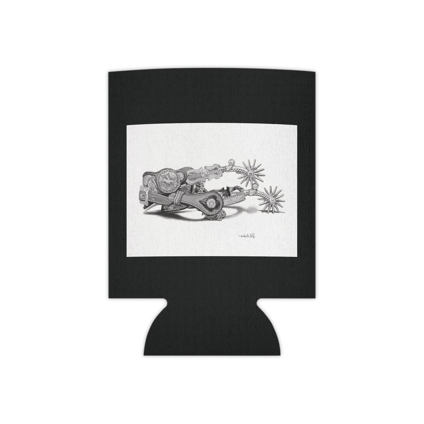 Can Cooler, Western Beverage Sleeve, Outdoor Party Gear, Country-Themed Drink Holder, Ideal for BBQs & Tailgates