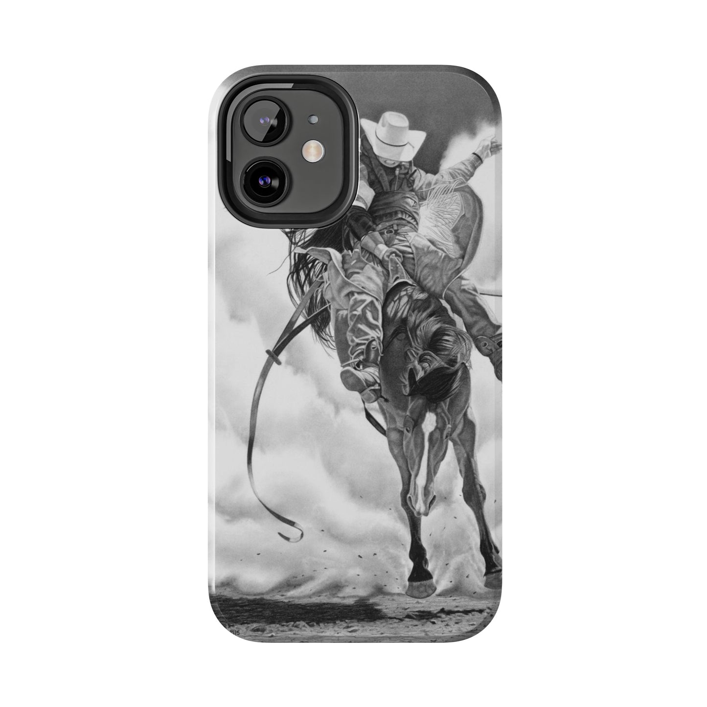"Storn a Brewing" Western Rodeo Phone Cases, Cowboy Design, Tough Protection, Gift for Him, Ranch Decor, Durable Style
